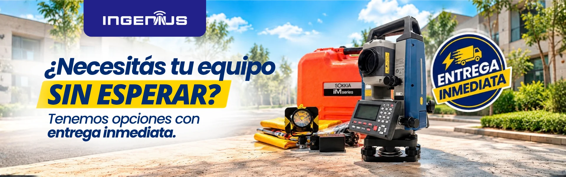 ¿Necesitas tu equipo sin esperar? Estaciones totales Sokkia con entrega inmediata en Nicaragua – INGENIUS